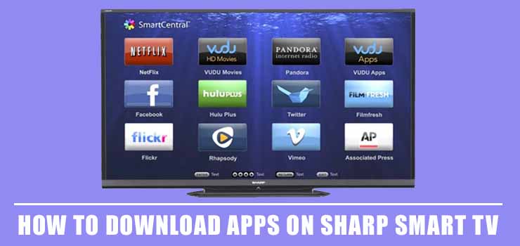 how to download apps on sharp smart tv
