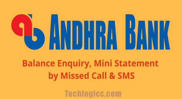 andhra bank balance enquiry